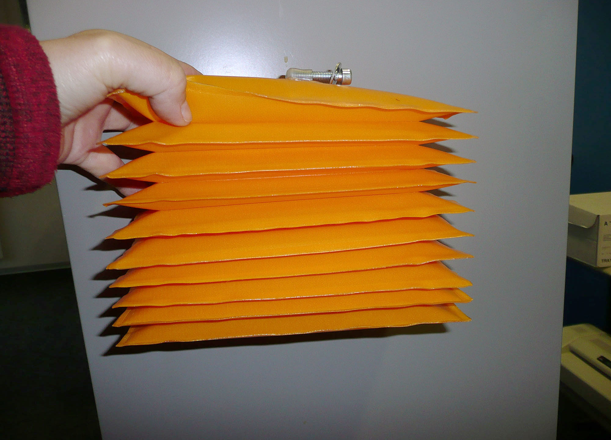 Aufblasbare Objekte - Prototyp Faltenbalg