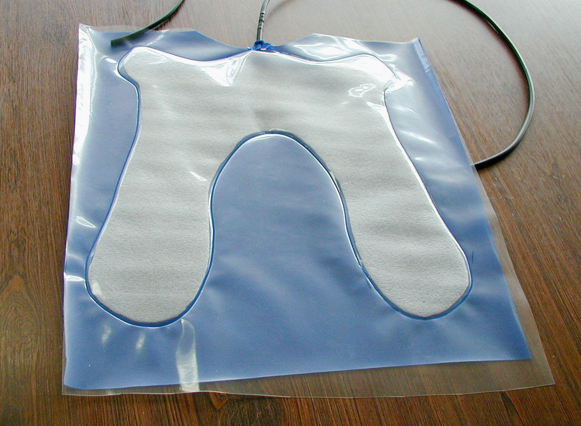 Aufblasbare Objekte - Prototyp Korsettstütze