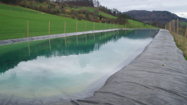 Kunststoffdichtungsbahnen Wasserspeicher Diegten
