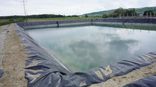 Kunststoffdichtungsbahnen Wasserspeicher Uetwilen