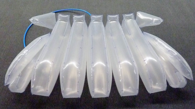 Aufblasbare Objekte - Prototyp Aufblasstruktur