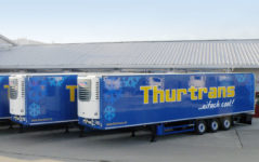 Beschriftung Sattelzug