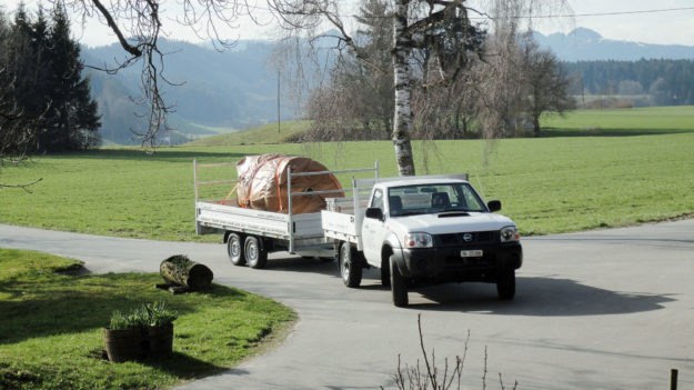 Teichabdichtung - Lieferung Teichfolie zum Aushub
