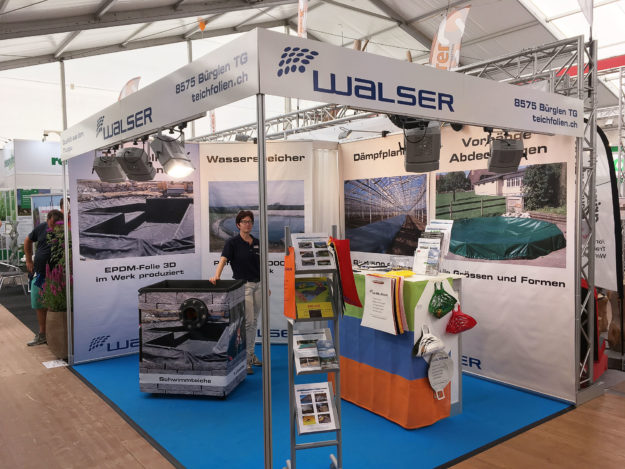 Messestand von Walser Kunststofftechnik an der Öga 2018
