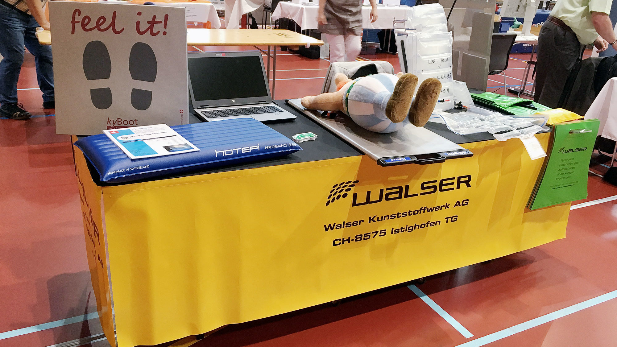 Tischmesse Thurgau 2018 Tisch von Walser Kunststofftechnik an der Tischmesse Thurgau 2018