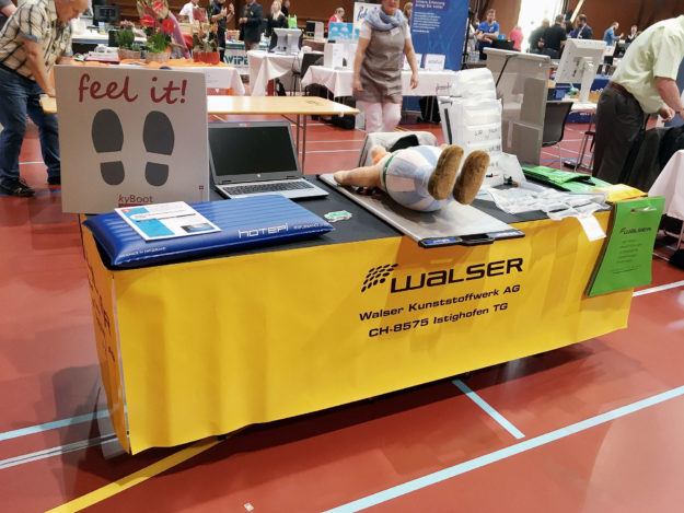 Tisch von Walser Kunststofftechnik an der Tischmesse Thurgau 2018